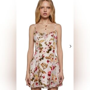 Dolls Kill Current Mood I Think I Love You Velvet Burnout Mini Dress XS